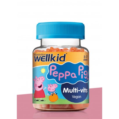 Wellkid Свинка Пеппа Мультивітамін 30 м'яких желейок